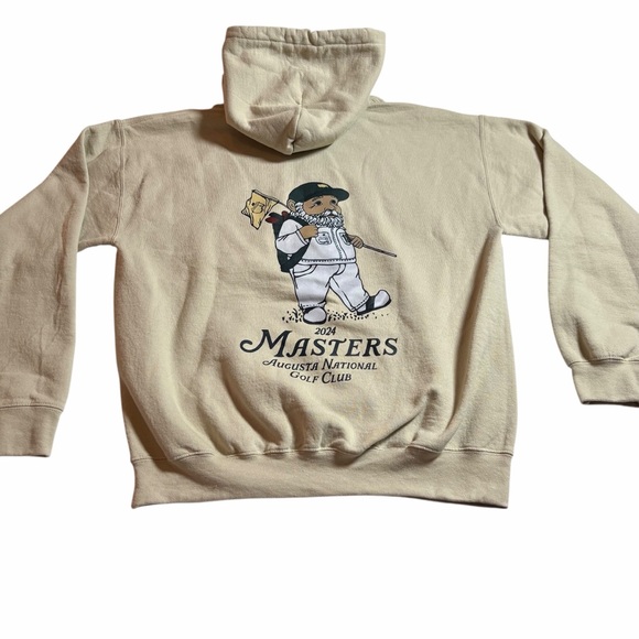 2024 Masters Hoodie | Augusta | Beige | Size Medium - Picture 3 of 8
